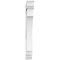 Ekena Millwork Standard Imperial Architectural Grade PVC Bracket With Traditional Ends, 3"W x 20"D x 26"H BKTP03X20X26IMP01 - alternate 2